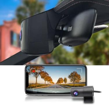 Imagem de Fitcamx Frente 2160P+Traseiro 1080P Dash Cam Adequada para Porsche 911 2025-2026 & 911 GT3 RS & Turbo S (992.5), OEM Olhar, 2 Vias HD Vídeo, WiFi&APP, Loop Gravação, G-Sensor, Plug&Play, 128GB Cartão