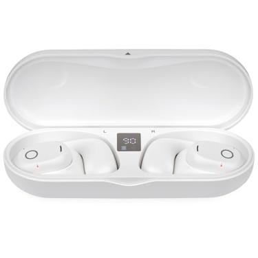 Imagem de iLive Electronics Fones de ouvido abertos verdadeiramente sem fio com driver de 16 mm, branco, IAEBTO34W