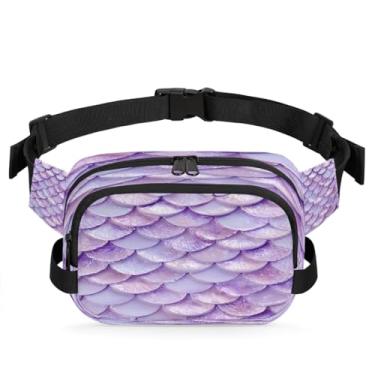 Imagem de Pochete de mármore azul escuro para mulheres e homens com alça ajustável, bolsa transversal, bolsa de peito, bolsa tiracolo, Cor 2