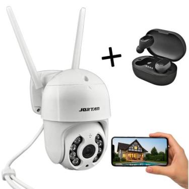 Imagem de Câmeras Jortan Wi-fi Externa HD Com Visão Noturna + Fone