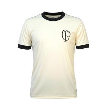 Imagem de Camisa Corinthians Símbolo CP Off-White - Masculino Tamanho:GG, GG, Br