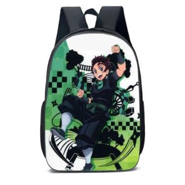 Imagem de Mochila Escolar Infanto Juvenil Anime Tanjiro Demon Slayer Novidades 0508-Unissex