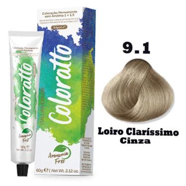 Imagem de Coloratto Coloração Sem Amônia Itallian 60g Tom:9.1 Loiro Clarissimo C