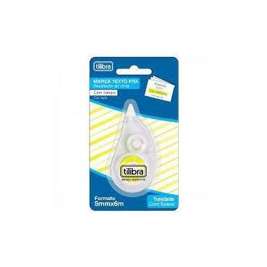Imagem de Marca Texto em Fita Tilibra - 5mm x 6m - Amarelo Vibrante