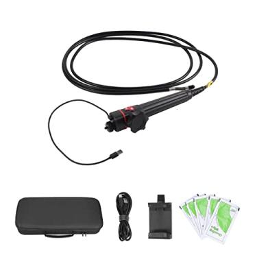 Imagem de Kit de endoscópio industrial de alta definição AGC 180 com câmera de 8 mm IP67 à prova d'água 180 ° Direção HD Gravação 6 luzes LED para reparo de veículos automotivos, manutenção (Tubo cobra 300cm)
