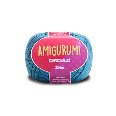 Imagem de Linha Fio Amigurumi Círculo 125g 254m 100 Algodão Mercerizado Crochê Tricô Artesanato Colorido (2930 - NETUNOO)