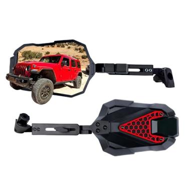 Imagem de AceRide Mirrors Doors Off Compatível com Wrangler JL 4XE Gladiator JT 2024 2025, visão mais ampla, sem vibração e oscilação (não serve para Wrangler Gladiator 1986-2023)