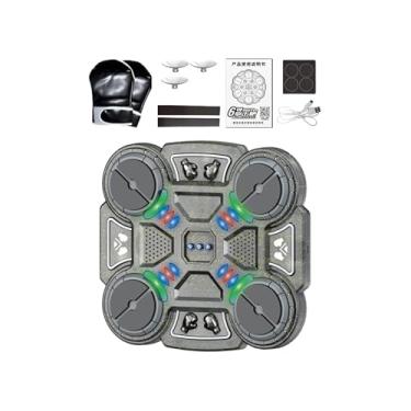 Imagem de Máquina De Exercício De Boxe Com Música,Equipamento De Exercício Ajustável | Máquina de Treino de Socos Musical de Parede para Crianças,Para Entusiastas De Desportos Meninos Crianças Estudantes Alunos