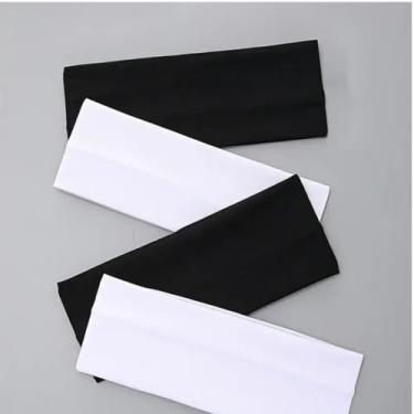 Imagem de Kit 12 Faixas de Cabelo Elásticas Confortáveis Headband Esportiva para Academia Yoga e Dia a Dia (12 unidades COLORIDAS)