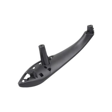 Imagem de Puxador da porta interior do carro dentro do painel guarnição compatível para bmw série 3 2014-2018 f30 316d 318d 320d f31 320i 325d(Black-Rear Left)
