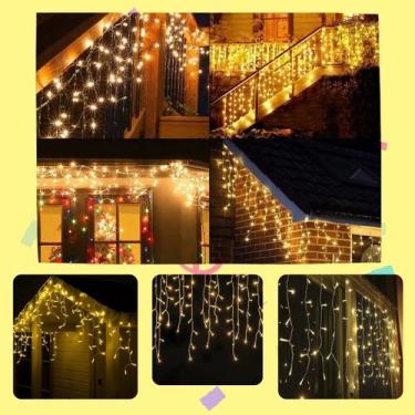 Imagem de Combo 2 Pisca Pisca Cascata Natal Final Ano Eventos Decoraçao Comemora