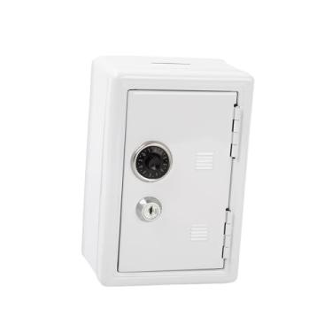 Imagem de simhoa Mini Cofrinho Multiuso Criativo e Fofo em Formato de Porquinho para Cosméticos, Maquiagem, Cartões, Banheiro e Sala de Estar, Branco