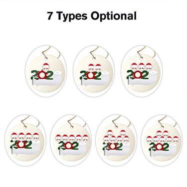 Imagem de Decoração de Árvore Família Sobrevivida Nova 2020 Ornamento Pendurado para Casa Presente Comemorativo 4PCS