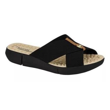 Imagem de Chinelo Modare Feminino Esporao Massageador Ultra Conforto, 38, Preto,