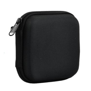 Imagem de Mini bolsa de viagem, bolsos pequenos para cabos, capa rígida com zíper, organizador de acessórios eletrônicos para cabos USB, cartões SD, carregadores para smartphone