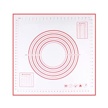 Imagem de Tapete de Silicone para Assar Churrasco com Design Escala Clara Lavável Rotativo Reutilizável Uso Diário em Cozinha Residencial na Assados e Churrasco