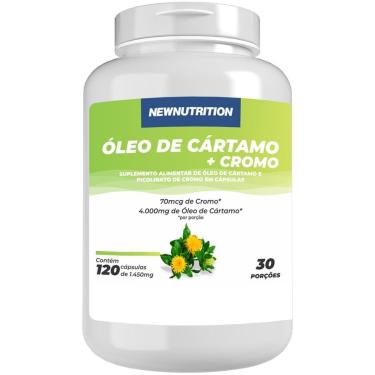 Imagem de Óleo de Cártamo com Picolinato de Cromo - 120 Cápsulas NewNutrition-Unissex