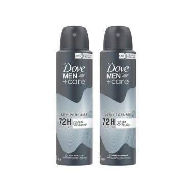Imagem de Kit Desodorante Dove Men+Care Sem Perfume Antitranspirante Masculino 150ml 2 Unidades-Masculino