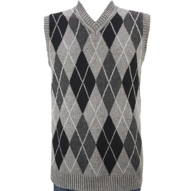 Imagem de Colete Katlen Tricot Jacquard Losango-Masculino