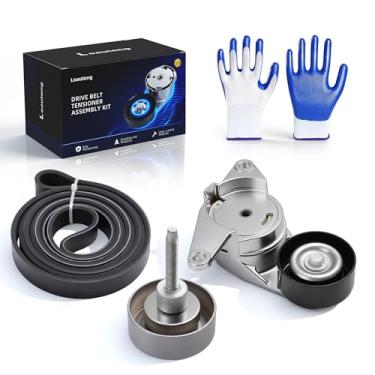 Imagem de Loautong Kit de polia tensora de correia serpentina para Jeep Patriot/Compass 08-17, para Dodge Avenger/Caliber/Journey 08-17, para Chrysler 200/Sebring 07-14, 1.8L/2.0L/2.4L