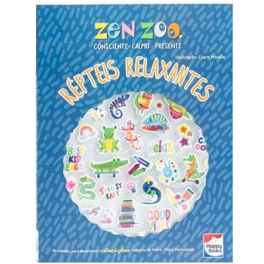 Imagem de Zen Zoo - Répteis Relaxantes: Livro de Atividades c/ Adesivo