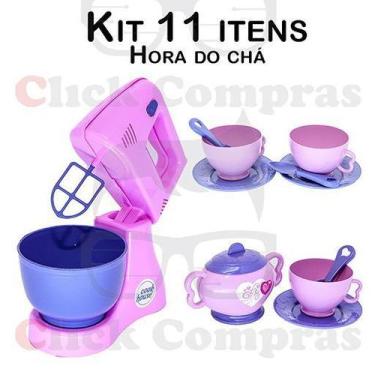 Imagem de Brinquedos Hora do Chá Batedeira Xícara Açucareiro 11pç - CLICKCOMPRAS