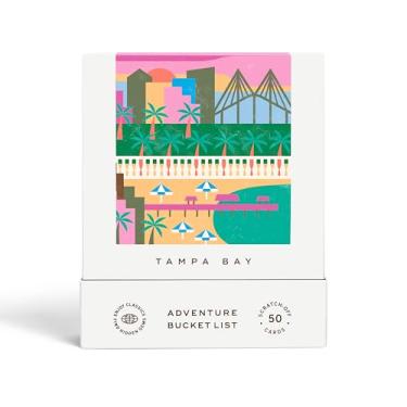 Imagem de Reach International Outfitters Tampa Adventure Bucket List: 50 cartões de raspar para atividades ao ar livre, atrações turísticas e viagens rodoviárias - presente de viagem perfeito e guia para