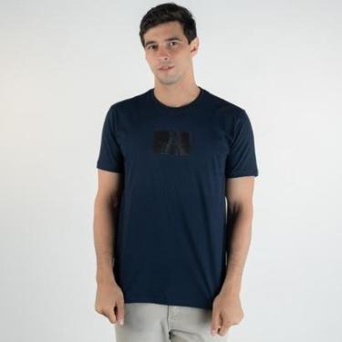 Imagem de Camiseta Acostamento Letter Central Marinho-Masculino