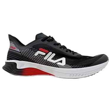 Imagem de TENIS MASCULINO FILA KR5 Cor:Preto e Vermelho;Tamanho:44