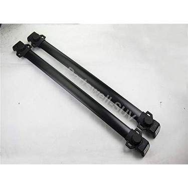Imagem de YiXi-Partswell 2 peças de rack de teto barras transversais bagageiro adequado para Dodge Journey JCUV 2013-2019 - preto
