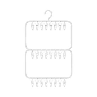 Imagem de Varal Multiuso Compacto Com Múltiplos Clipes Para Secar Meias, Roupas 