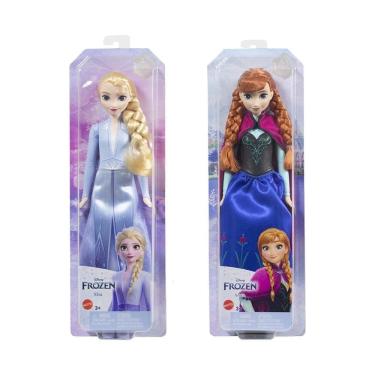 Imagem de Boneca Disney Frozen Rainhas Anna Ou Elsa Ii Hlw46