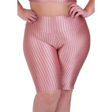 Imagem de Bermuda para Academia Plus Size Fitness Cintura Alta 3D - c12 SOFIA PL