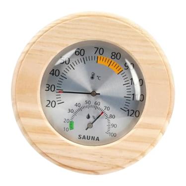 Imagem de Bothyi Termômetro e Higrômetro para Sauna, Equipamento 2 em 1 com Medidor de Temperatura e Umidade para Quarto, Banheiro, SPA, Escritório Ambientes Internos, Ponteiro Preto