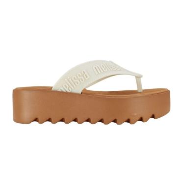 Imagem de Tamanco Melissa M-Lover Thong Platform Marrom/Bege