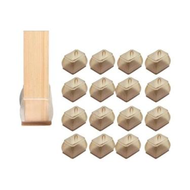 Imagem de 16 Peças De Protetores De Silicone Antiderrapantes Para Pés De Móveis,