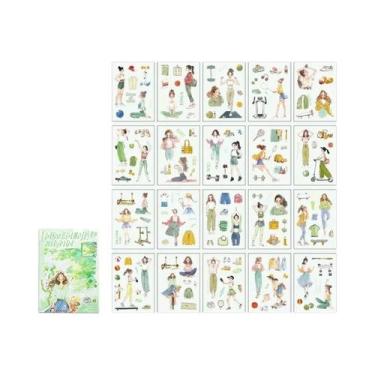 Imagem de Adesivos Decorativos De Personagens Fofos 20Pcs/pacote DIY Decoração C