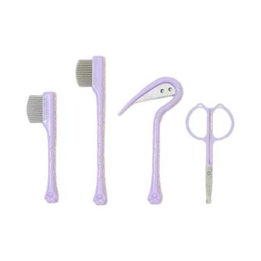 Imagem de Conjunto De Pentes Para Limpeza Facial De Cães E Gatos, Remoção De Man