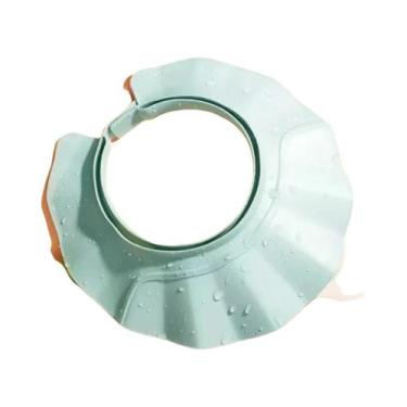 Imagem de Touca De Banho Ajustável E Impermeável Para Crianças, Proteção Suave P