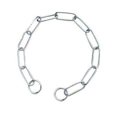 Imagem de Enforcador Elo Longo Para Cães 60cm X 3,5mm Em Aço