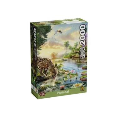 Imagem de Quebra-cabeça 2000 Peças Pantanal Puzzle Grow-Unissex