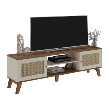 Imagem de Rack Para Tv Até 70" Charlotte Pinho/off White Artely Pinho/off White