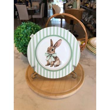 Imagem de Unidade prato sobremesa lacos de pascoa verde - Alleanza