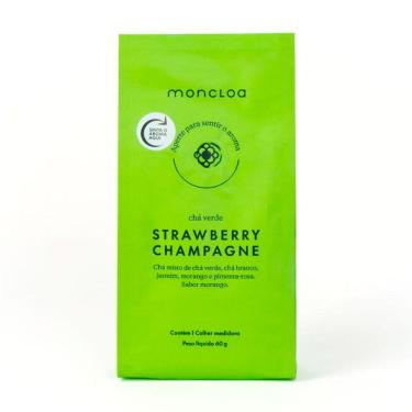 Imagem de Chá Verde Strawberry Champagne Moncloa Pouch Valvulado 60g
