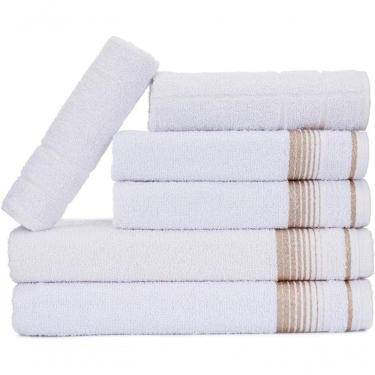 Imagem de Jogo De Toalhas Luxury Soft Beka Banho + Rosto + Piso Luxo Branco