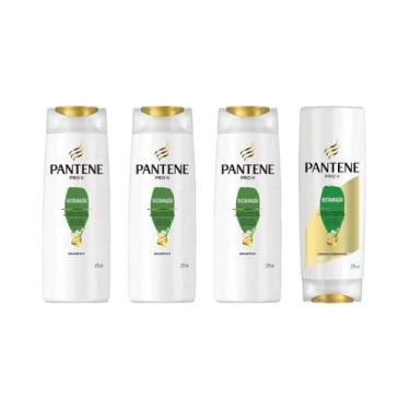 Imagem de Kit Pantene Restauraçao 3 Shampoo 175Ml + 1 Cond 175Ml