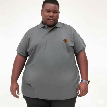 Imagem de kit 3 Camiseta Camisa Polo Masculina Bordada Algodão Casual Várias Cor