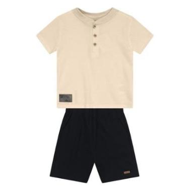 Imagem de Conjunto infantil menino malha artesanal Mundi-Masculino