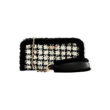 Imagem de Bolsa Guess Mini Cristi Top Zip Crossbody Preto P - QT813972-Feminino