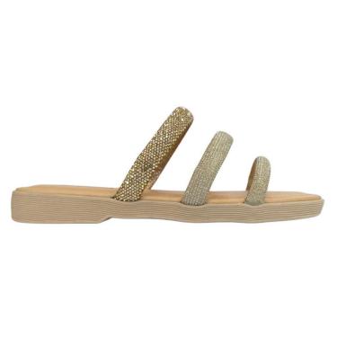 Imagem de Chinelo Mississipi MC461 Feminino Ouro-Feminino